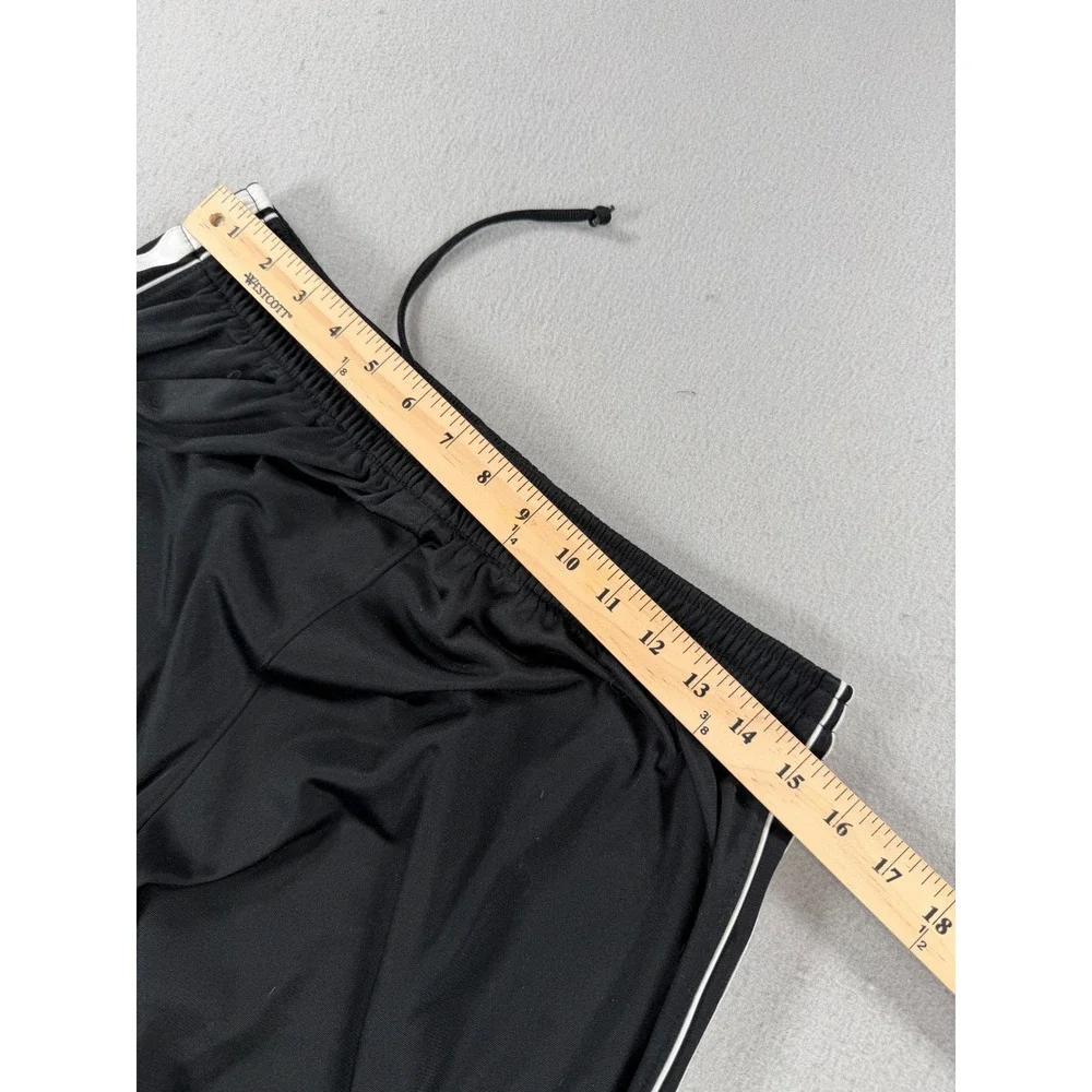 Y2k Nike Basketball Mens Medium Black White baggy Stripe Track Warm Up